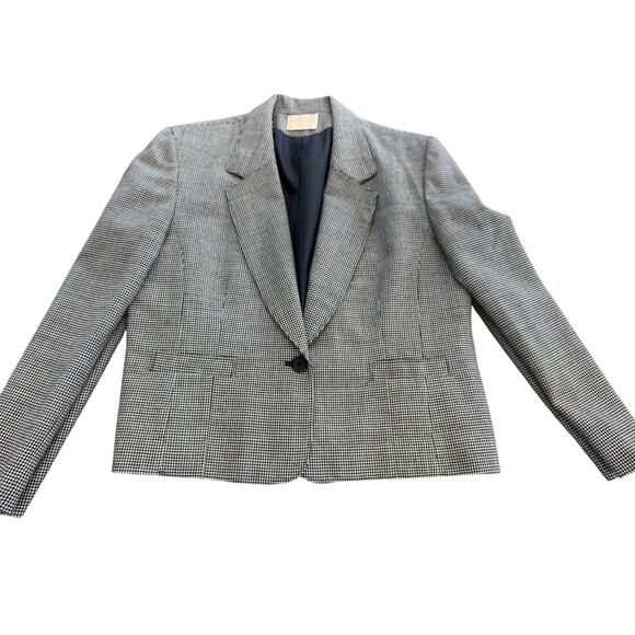 "PENDELTON" 100% Pure Virgin Wool Blazer,16, Houndstooth Pattern,Workwear,Office - Picture 5 of 8